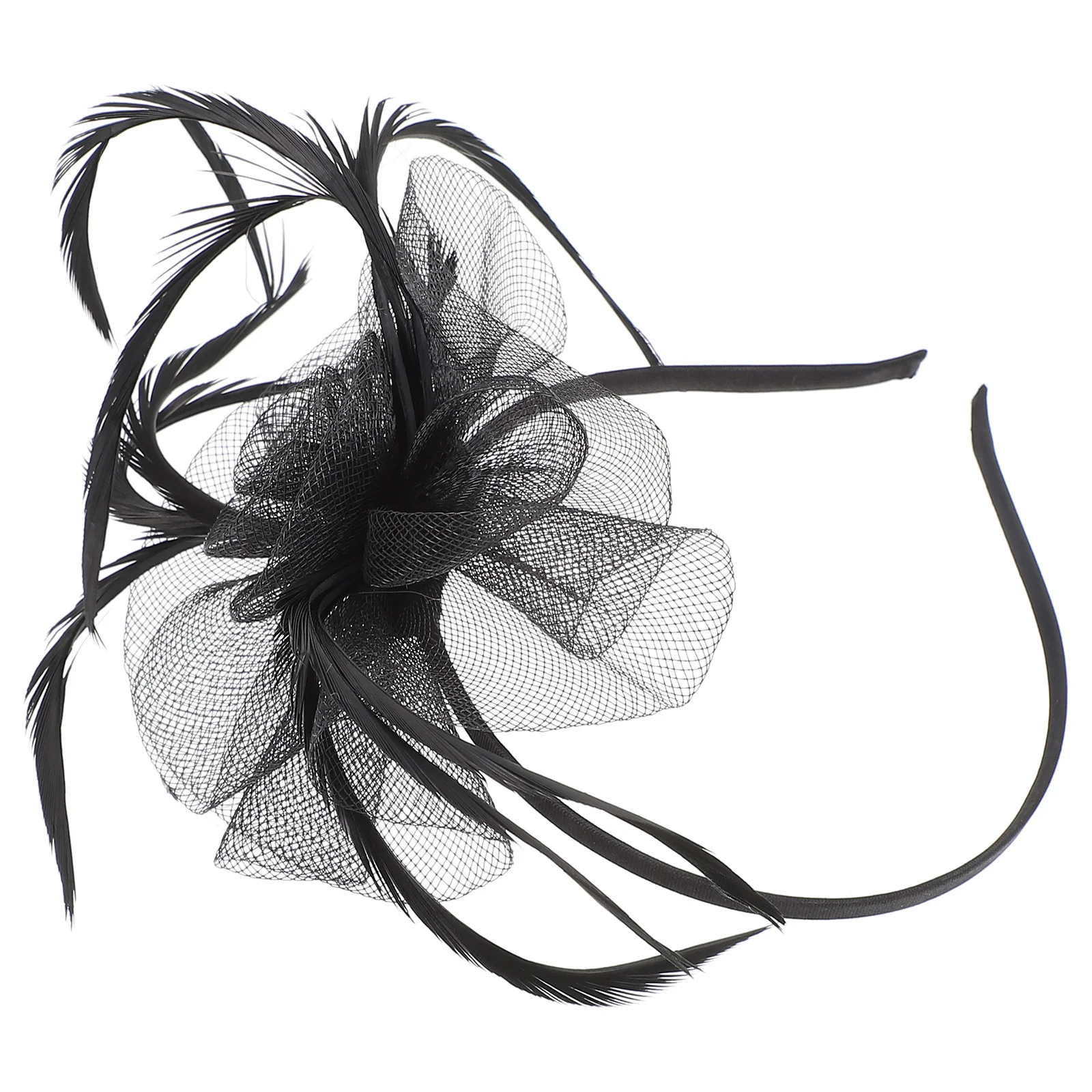 

1Pcs Bride Mesh Gauze Headband Delicate Texture Wedding Party Dance Photo Headdress Bride Headband Wedding Hair Hoop