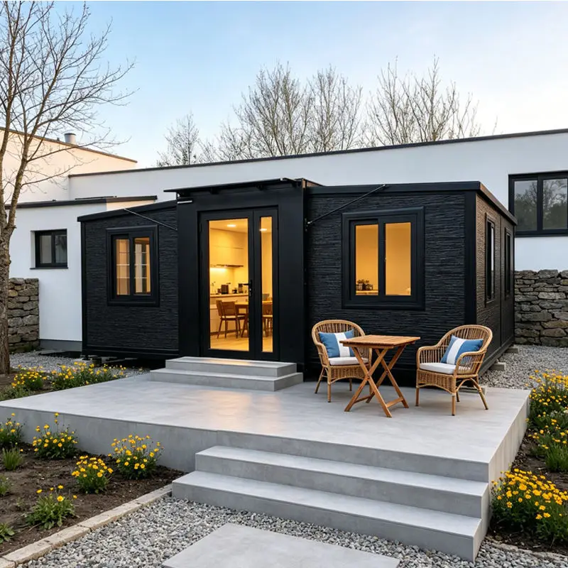 Factory Customized 40Ft Luxury Villa Prefabricated House Prefab House Movable Modular Prefab Home Detachable Container House