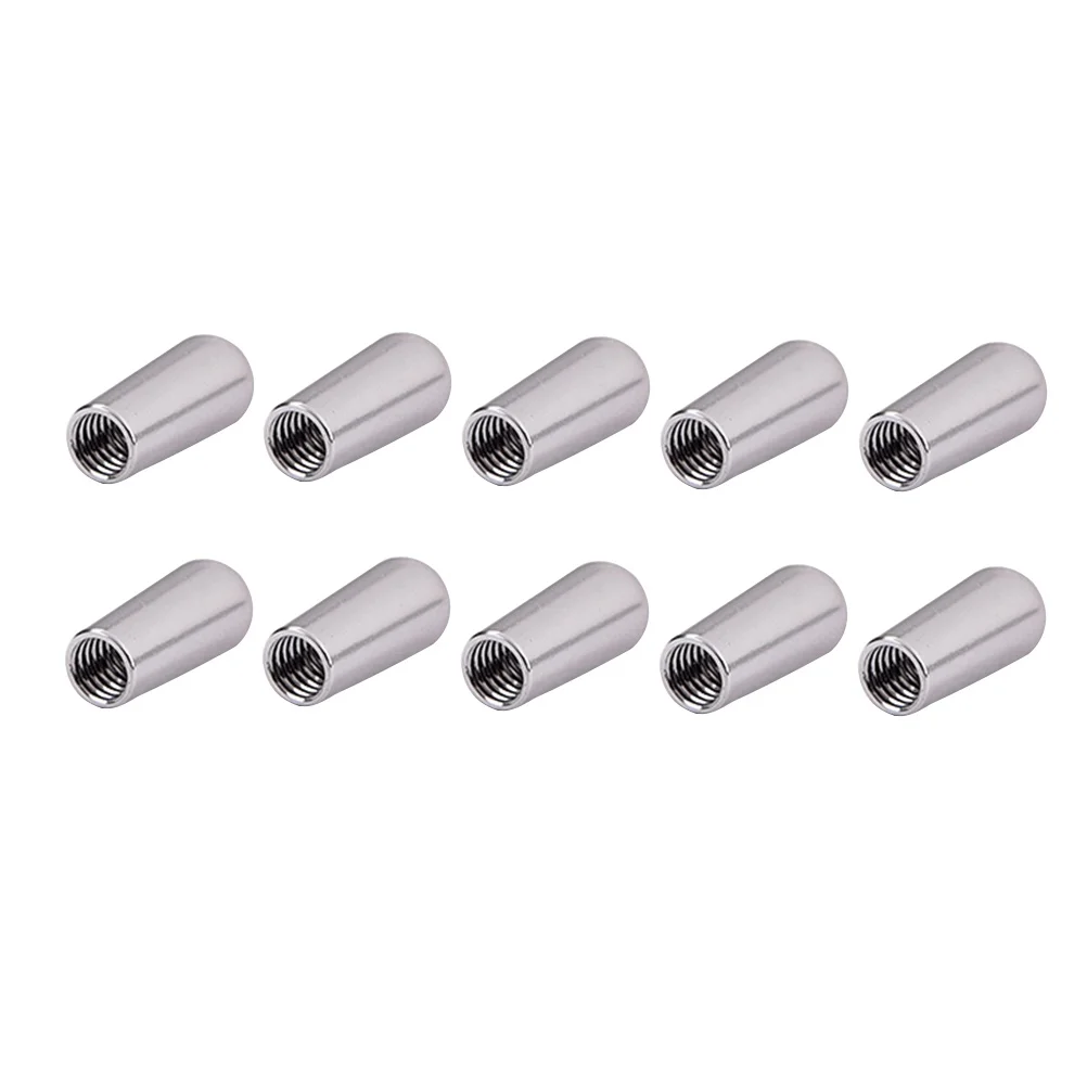 

10pcs Metal Guitar Toggle Switch Tips For Electric 3 Way Aluminum Alloy Durable Replacement Parts Silver Easy Install