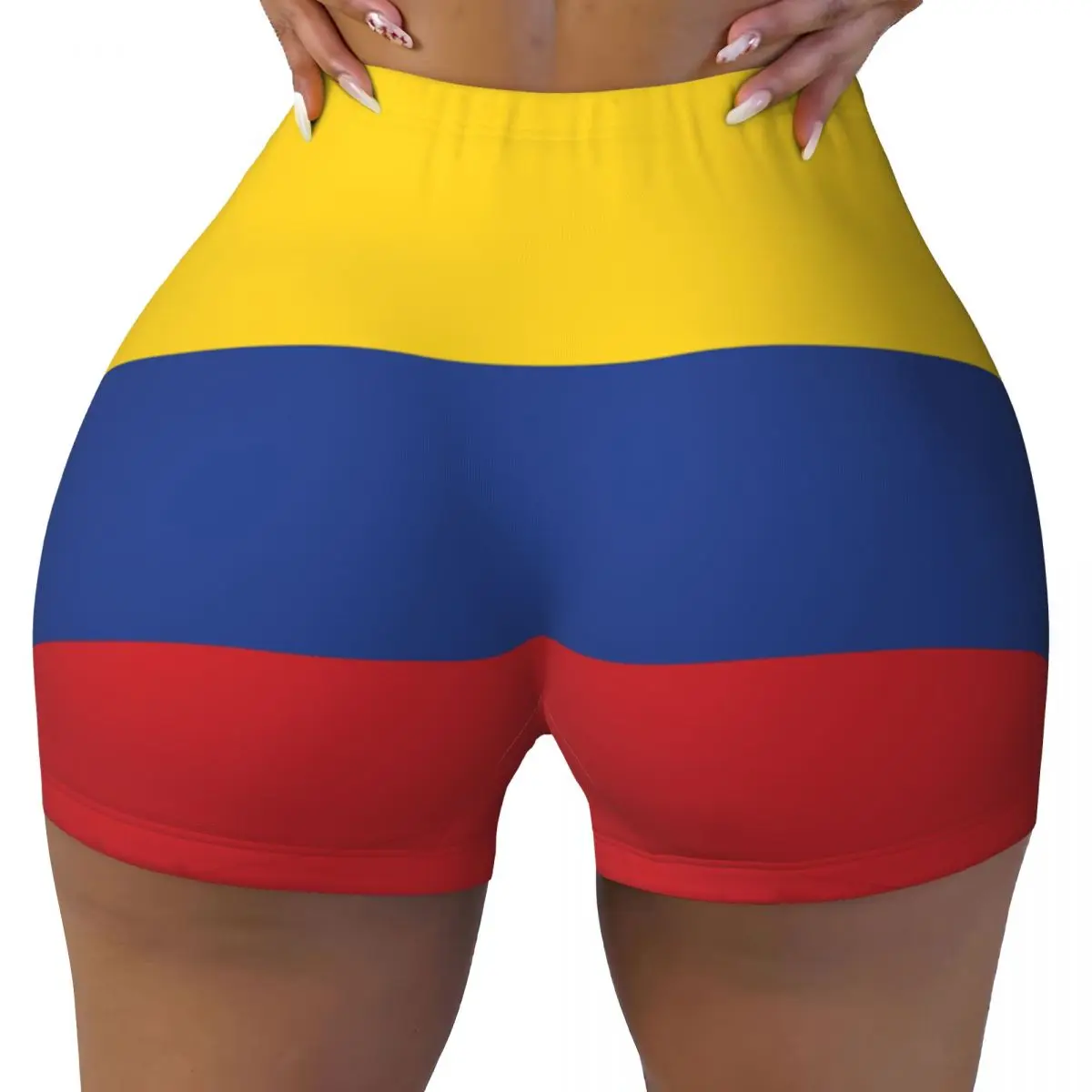 Shorts de yoga pour femmes, style Colombie Feel Scrunch Booty Lifting des fesses, confort Fitness Gym