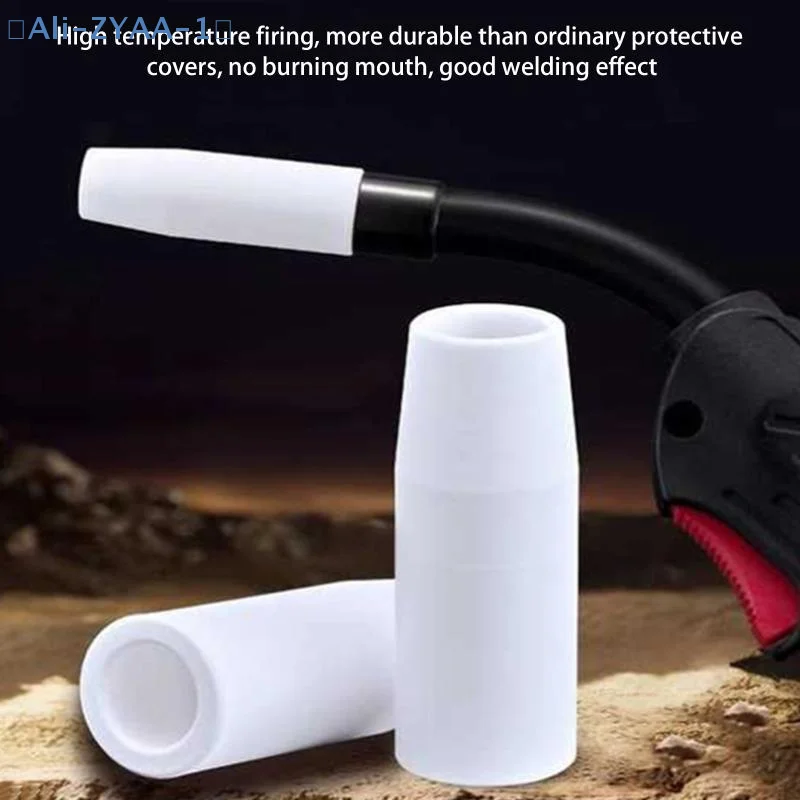

【ZYAA-1】Защитное сопло MB15AK для MIG-сварки, вторичная защита, аксессуары для сварочного аппарата, керамический защитный колпачок 15AK
