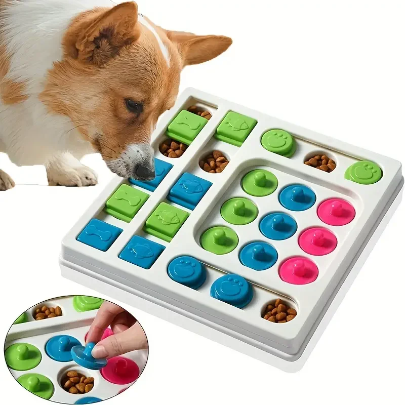 Dog Puzzle Toys Slow Feeder Interactive Increase Dogs Food Puzzle Feeder Toy for IQ Training Mental Enrichment Dogs Puzzles Game