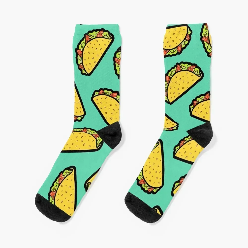 

It's Taco Time! Socks new year hockey bright garter tennis Ladies Socks Men's