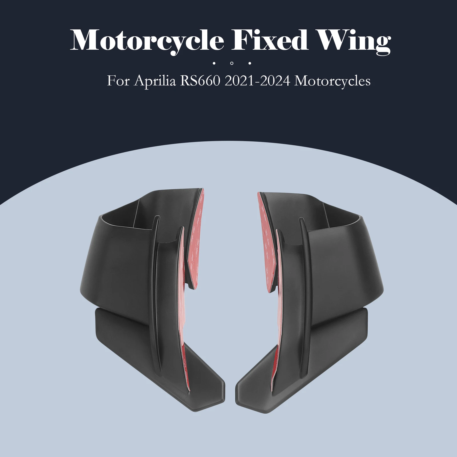 

New Motorcycles Front Fairing Winglets Aerodynamic Wing Cover Kit Cowl Fixed Wing spoiler side winglet For Aprilia RS660 RS 660