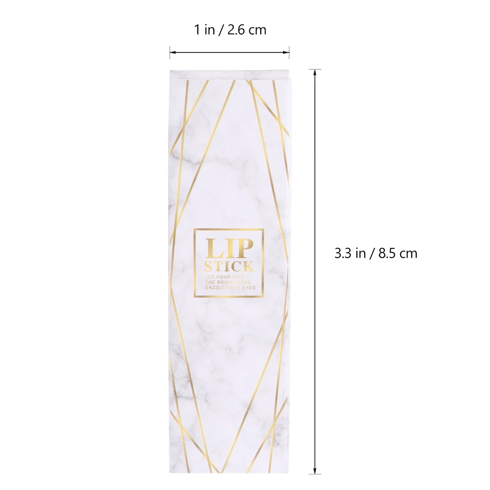 

50Pcs Lipstick Box Gift Case Portable Lightweight Travel Makeup Organizer for Lip Balm Small Lip Cream Decorative Showcase