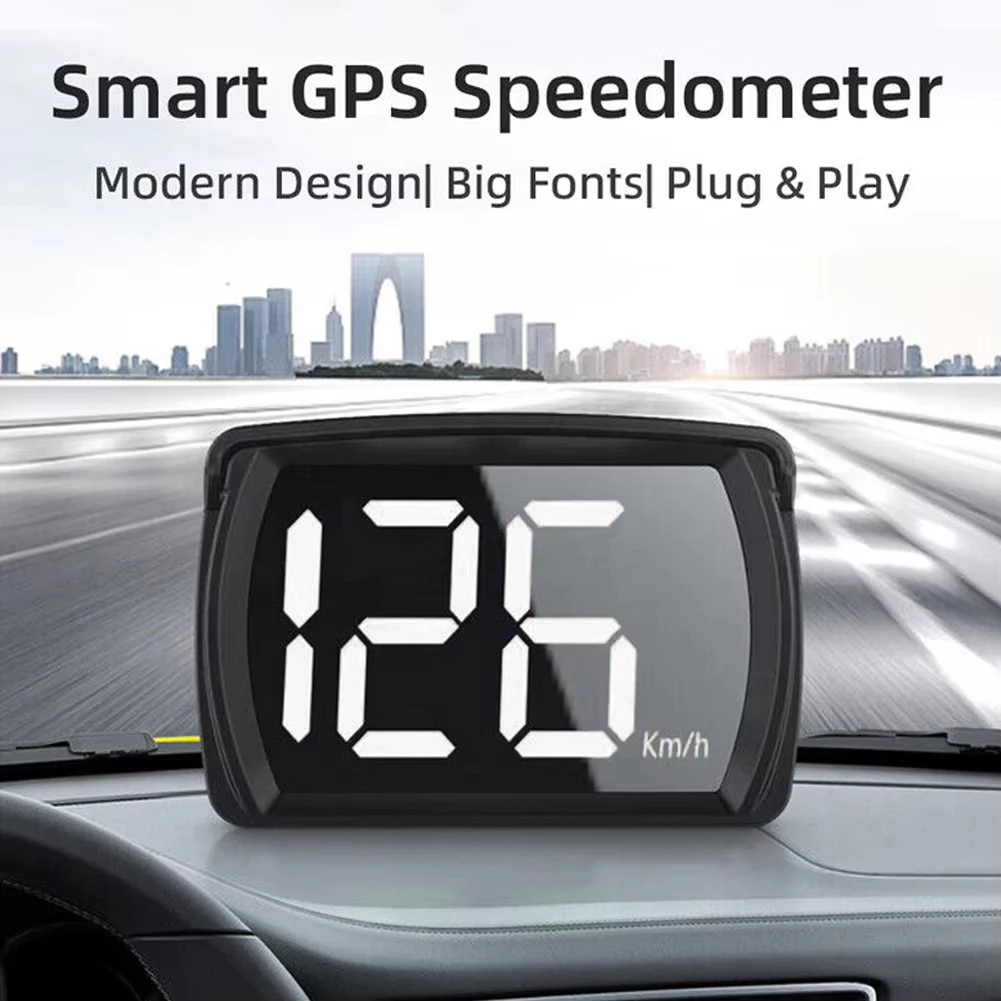 Vehicle Speed Monitor Odometer Display Car HUD Accurate Speed Measurement Dual Mode Technology Plug-and-Play Setup