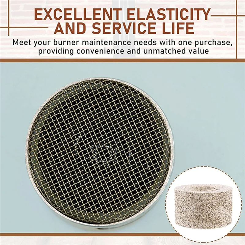 

Wood Stove Gasket Expanding Catalytic Combustors Gasket Compatible With Dutchwest Stove 6Inch Combustor, 2 Pieces