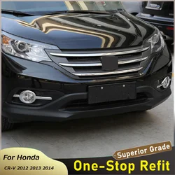 For Honda CR-V 2012 2013 2014 ABS Chrome Front Fog Light Lamp Cover Frame Sticker Bumper Protector Decoration Car Styling