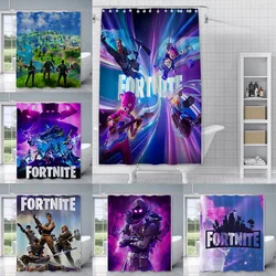 Shower For F-Fortnites Curtain Waterproof Polyester Fabric Paint Colorful Bath Curtains Home Bathroom Decor Curtain With Hook