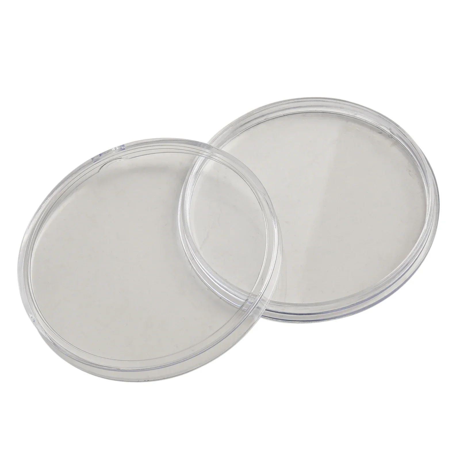 10pcs 70mm Transparent Plastic Coin Capsules With Gasket Coin Collecting Box Case For Coins Medal Storage Capsules Coin Holder