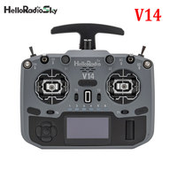 HelloRadio V14 MAX R9/MAX/PRO ELRS Left Hand Throttle Remote Control Multi Protocol Open Source FPV High Frequency Head EDGTX Fi