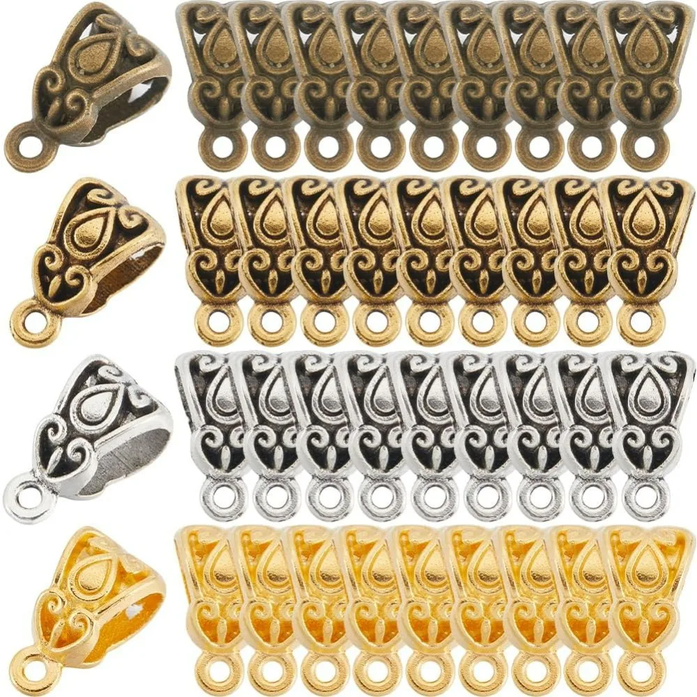 

160 шт., 4 цвета, подвеска из бисера, античная бронза, треугольная вешалка, свободные бисерные европейские разъемы