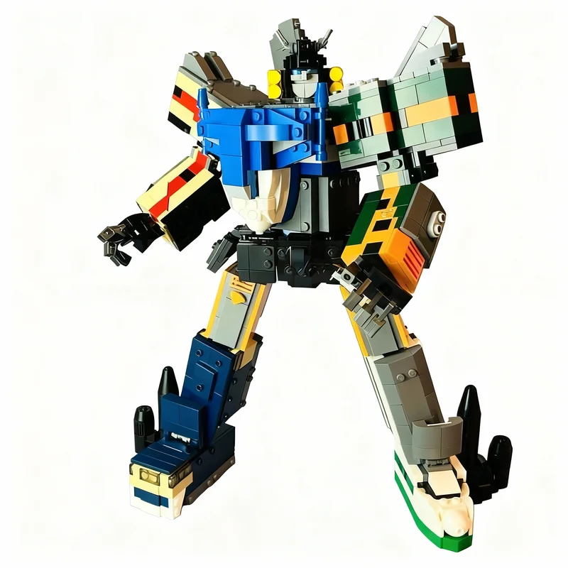 NEW 1229PCS MOC Creative Model Tf 005 Transformers Raiden Building Blocks DIY Assembly Building Blocks Display Gift Bricks Set