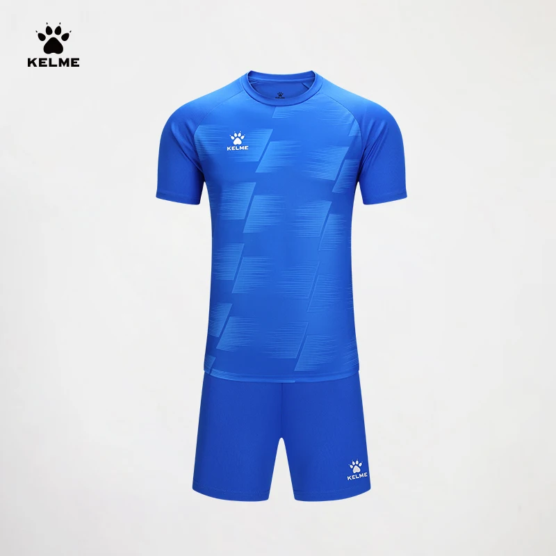 Kelme Adult Customized Football Suit Set For Children\'s Outdoor Training Football Shorts Short Sleeve Breathable T-shirt