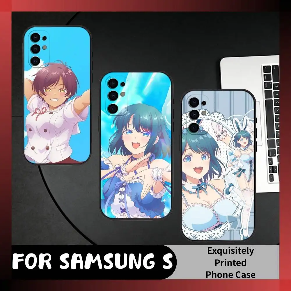 Mizumo Shio Anime O-OsaLove Phone Case For Samsung S25,S24,S21,S22,S23,S20,Ultra,S26,Plus,Fe,Note,5G Black Cover