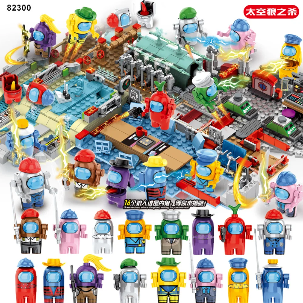 Bausteine, Figuren, humanoide Puppen, Spielzeug, Minifiguren, Kinderspielzeug, Geburtstagsgeschenke, Zeichentrickfiguren. – Detail 2