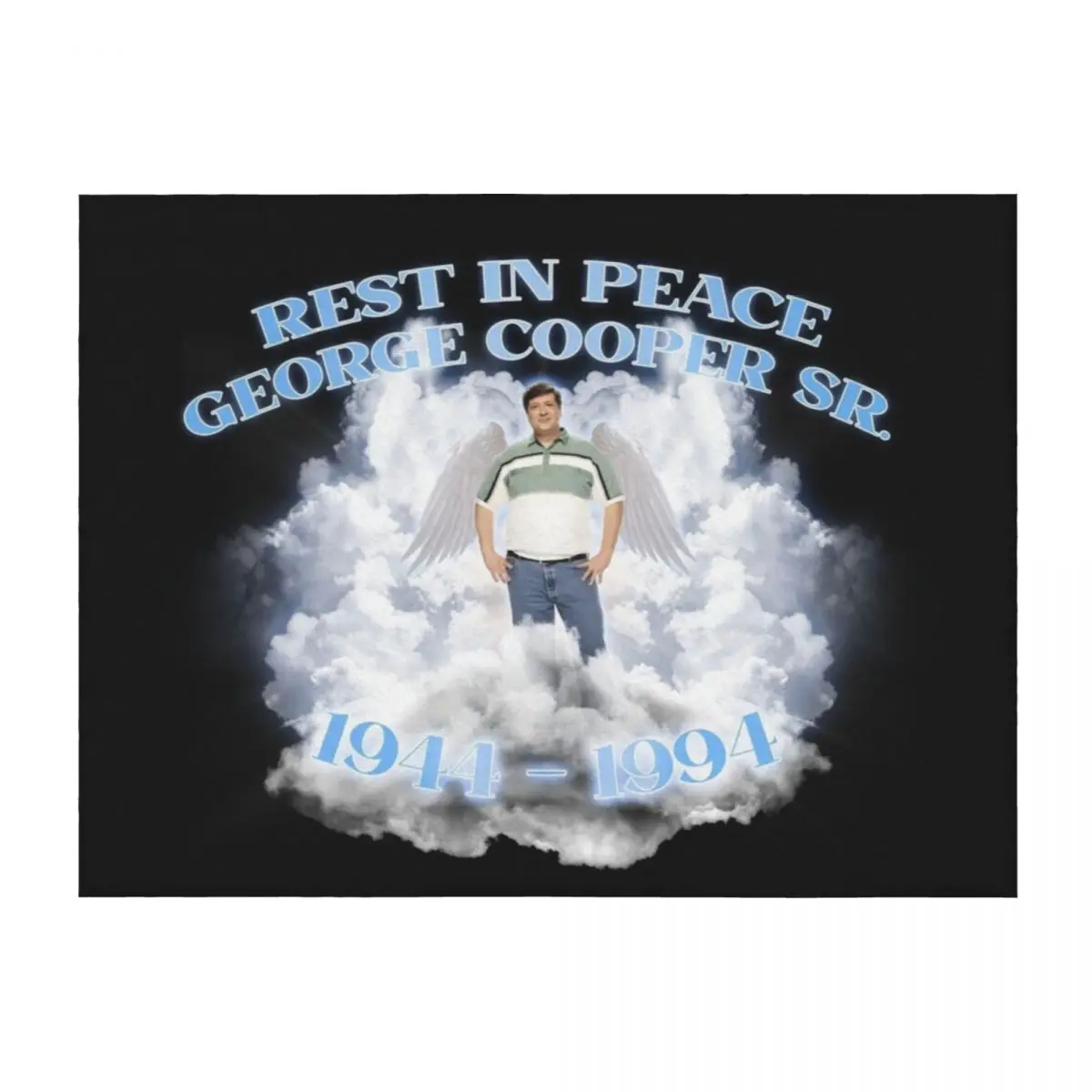 

Rest In Peace George Cooper Throw Blanket For Sofa Thin Furry Soft Big Moving Blankets