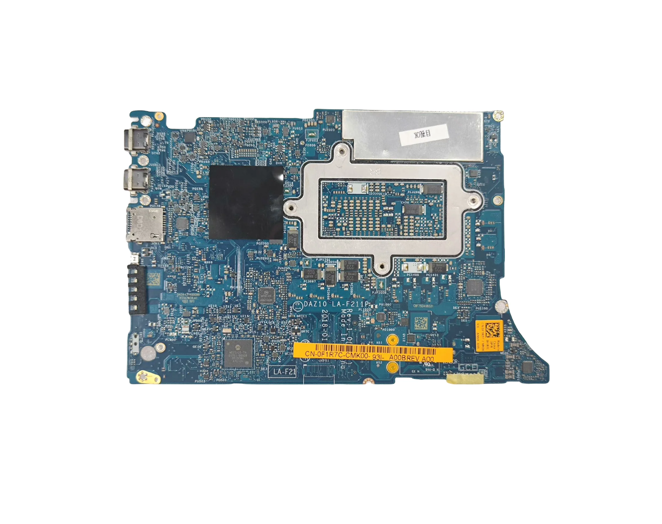 For DELL XPS 15 9575 Laptop Motherboard DAZ10 LA-F211P 05MJK3 Mainboard With i5 i7 8th Gen CPU 8G/16G-RAM 100% Tested Perfectly