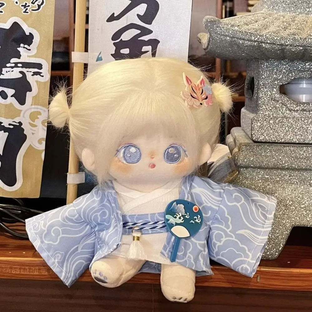 Vêtements de poupée Cool 20CM pour enfants, cadeau d'anniversaire pour enfants, Kawaii, Adorable Kimono japonais, accessoires de Costume à la mode de haute qualité, 3 pièces/ensemble