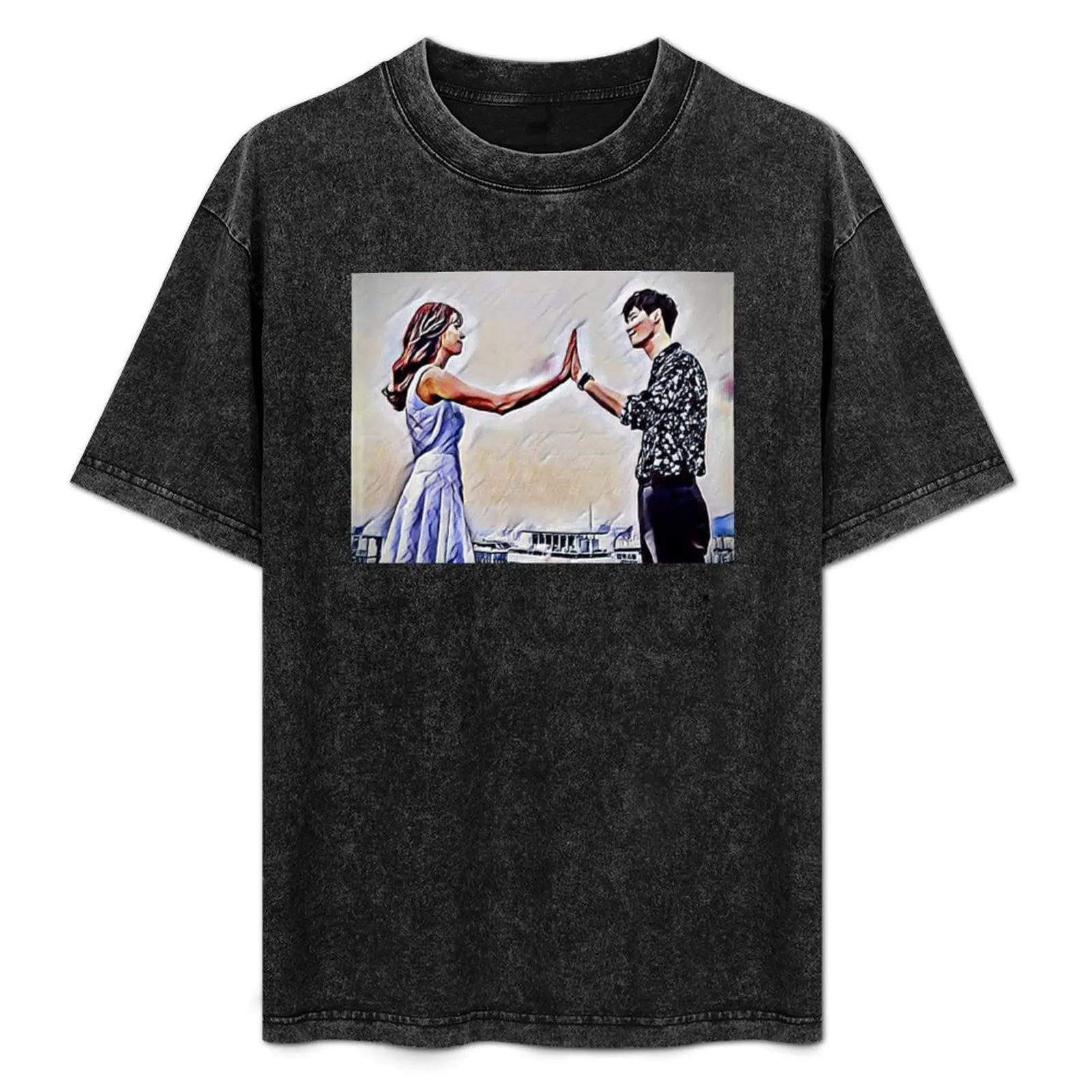 Kang Cheol and Oh Yeon Joo T-Shirt Blouse summer top anime clothes anime figures plain t shirts men