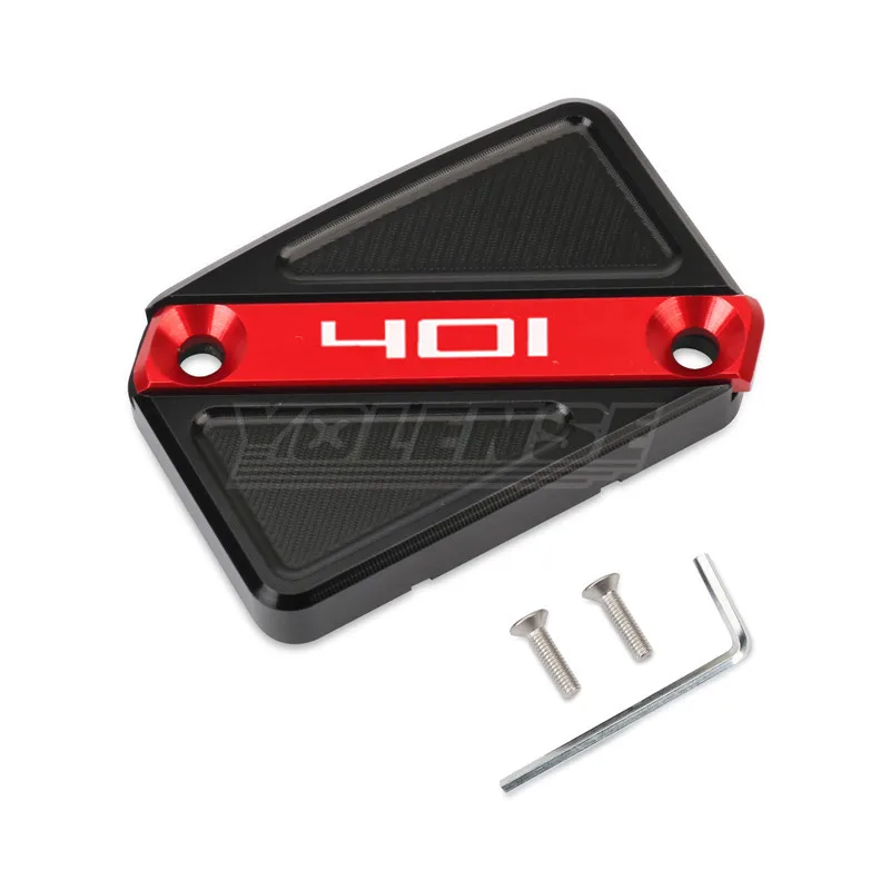 ل Husqvarna Svartpilen 401 VITPILEN 401 2018-2024 2022 2023 دراجة نارية CNC الجبهة الخلفية سائل الفرامل خزان غطاء قبعات النفط