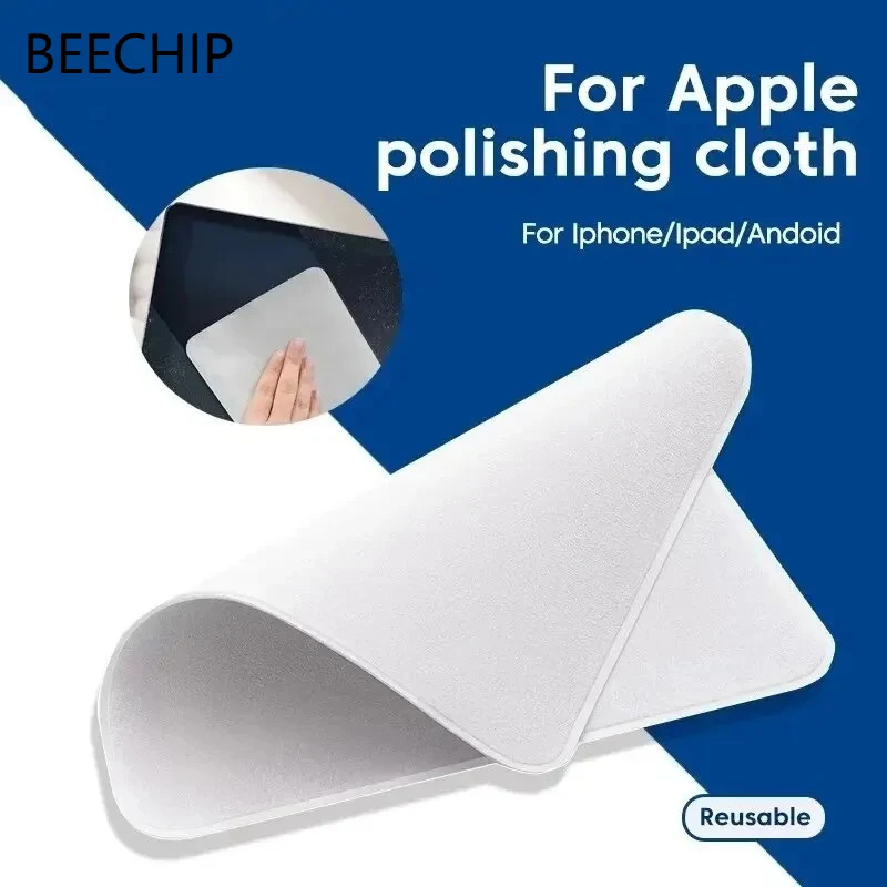 For Apple Polishing Cloth Microfiber Cleaning Wiper 1: 1 Original Phone Screen Cleaner Polish Cloth for iPhone iPad Tablet