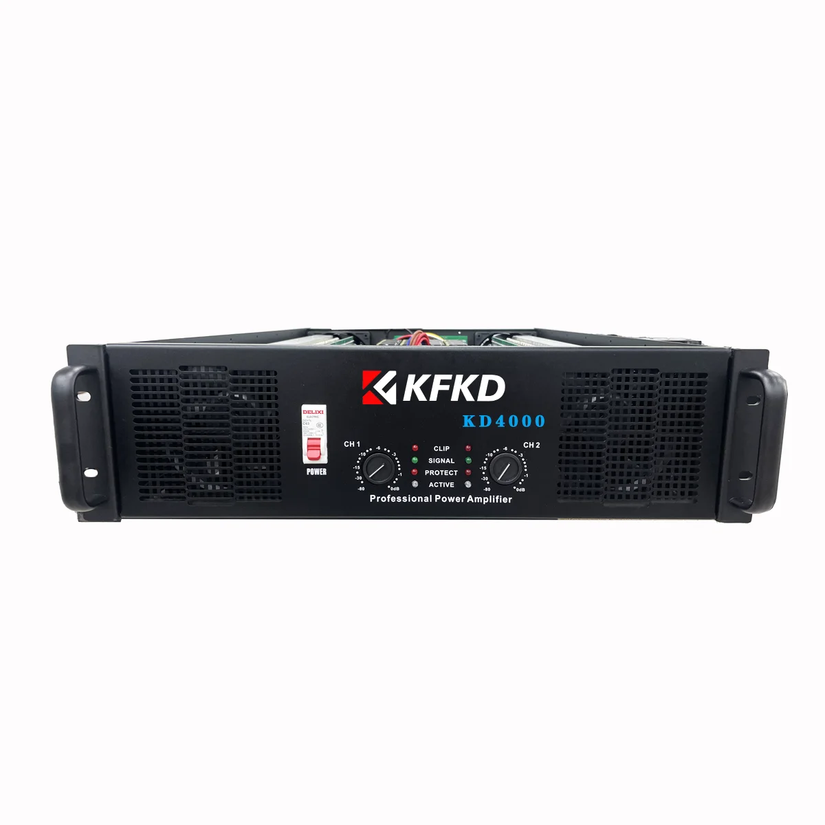 KD4000 Power Amplifier DJ 2-channel 4000W*2H Stage Outdoor PK Pure Power Amplifier