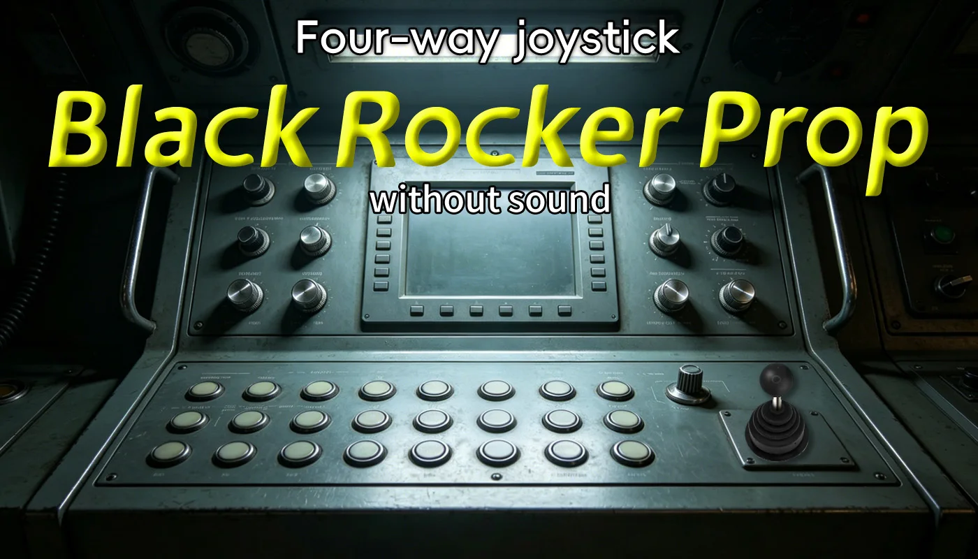 Mystery Studio Escape Room Requisiten Escape Room Elektronisches Puzzle Black Rocker 4 Richtungssteuerung Kein Ton Super 1987 – Detail 1