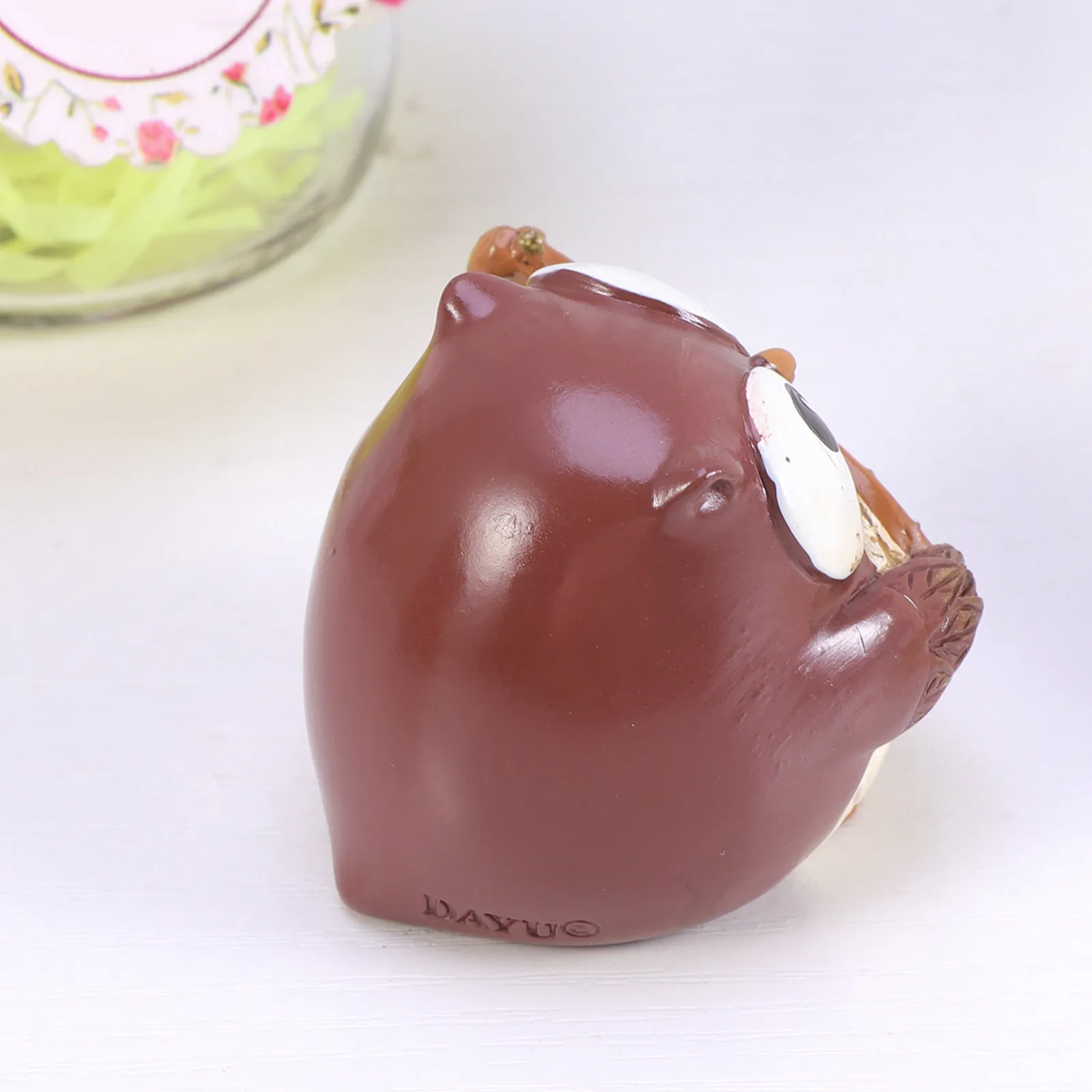 Resin Owl Decoration Handcrafted Premium Quality Desktop Home Office Party Ornament Animal Statue for Gifting Friends