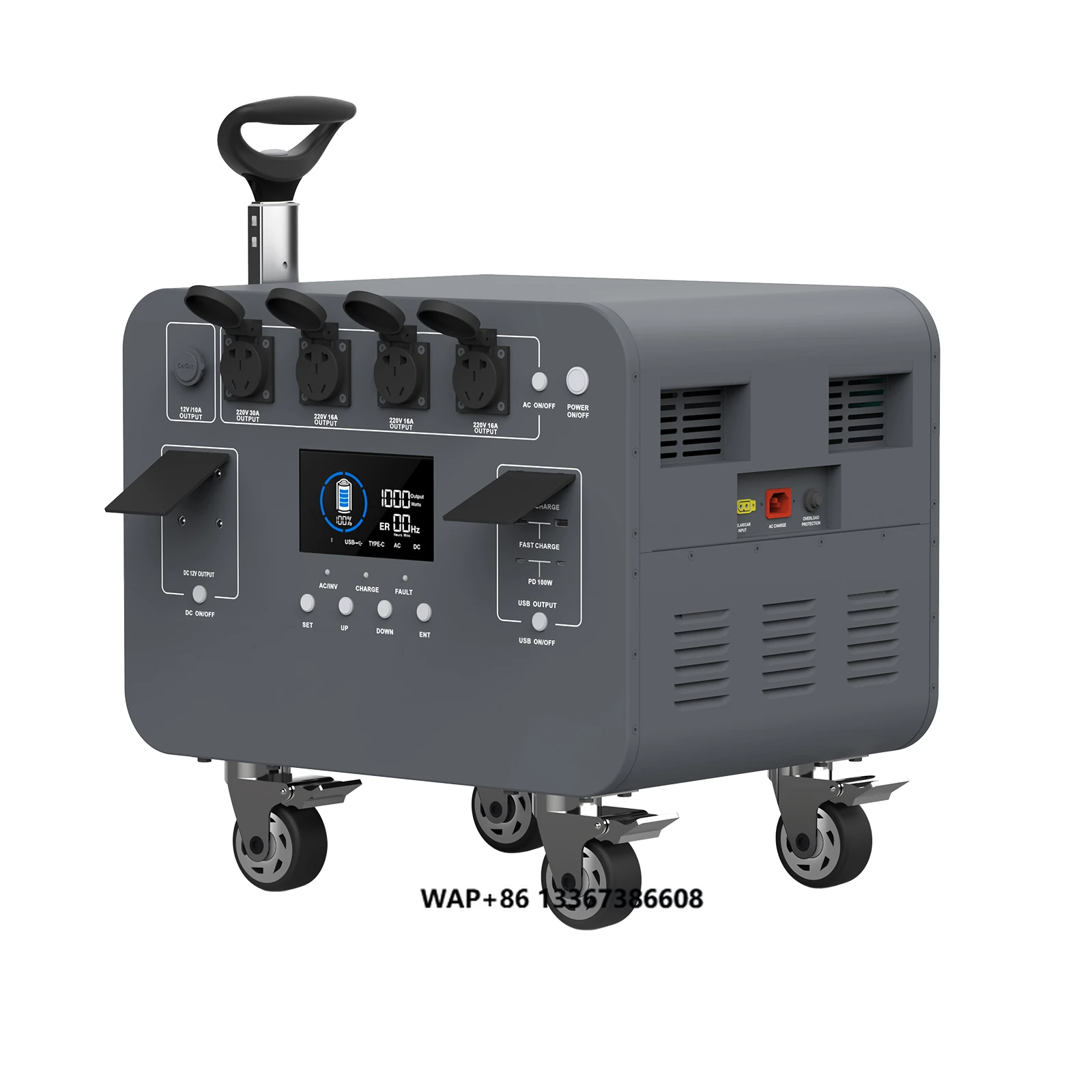 Wholesale Price 5kwh 10kw Wheels Portable Power Station Battery ESS Solar Power Home Energy Storage System
