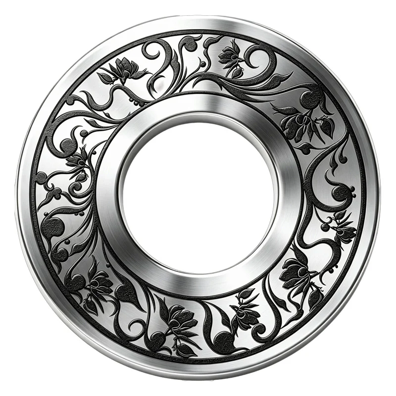 Metallring-Abdeckung für Gitarren-Kippschalter – Einzigartiges Blumenmuster-Design – Das perfekte Geschenk für Musikliebhaber – Detail 8