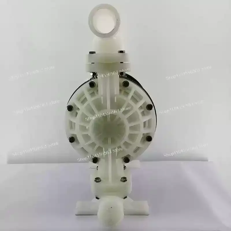 Pneumatic double diaphragm pump 1.5 inch 140L/min - PP and rubber diaphragm optional for chemical media and water treatment