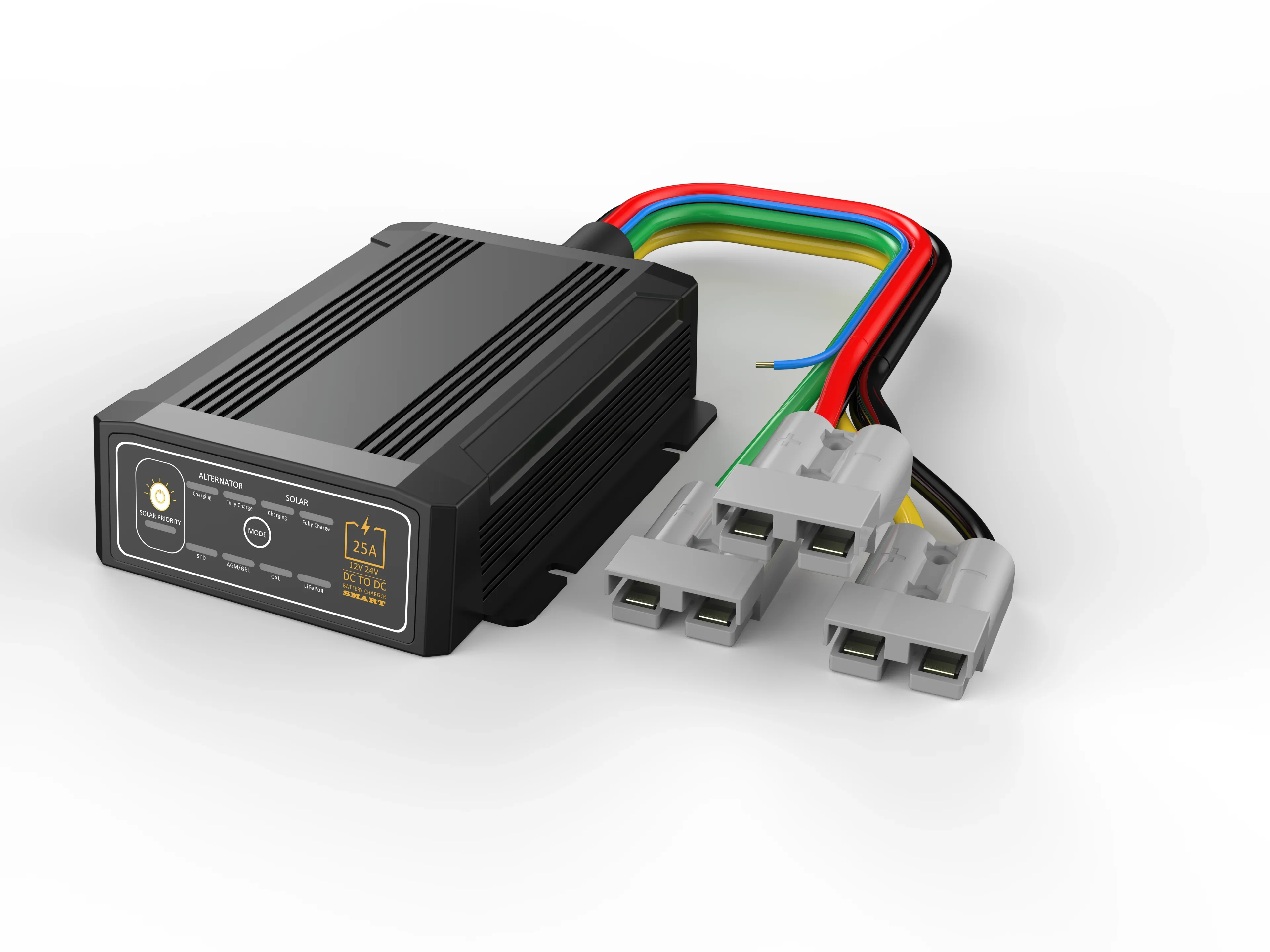 Input intelligent charger dc to dc FOR  25A lead acid solar car battery Charger with over Heat Protection