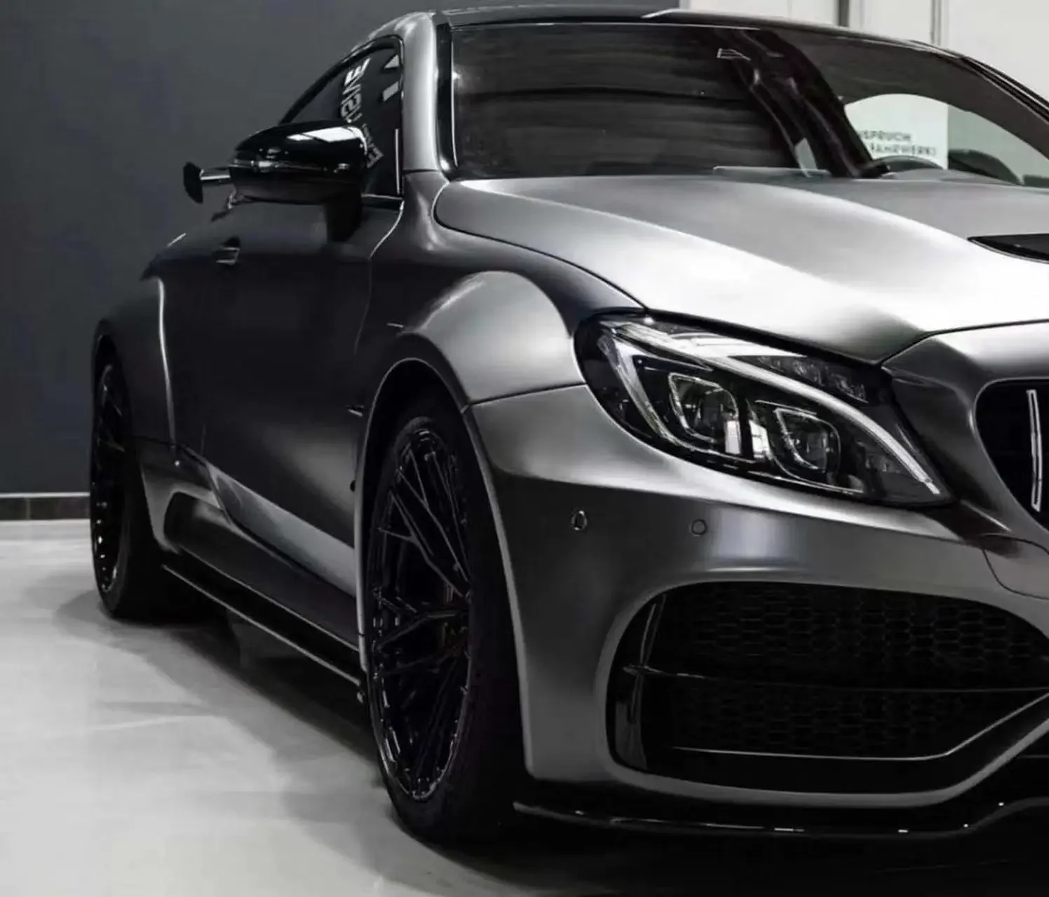 High Quality Body Kits for Mercedes benz W205 C63 C63s  Body Kit Upgraded PD Style Carbon/ FRP Wide Body Kit view 3
