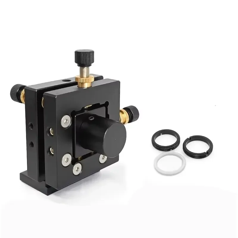 4D Adjustable Optical Mirror Mount Precision 4 Axis Kinematic Holder for Laser Lab Experiment Physics Research Equipment