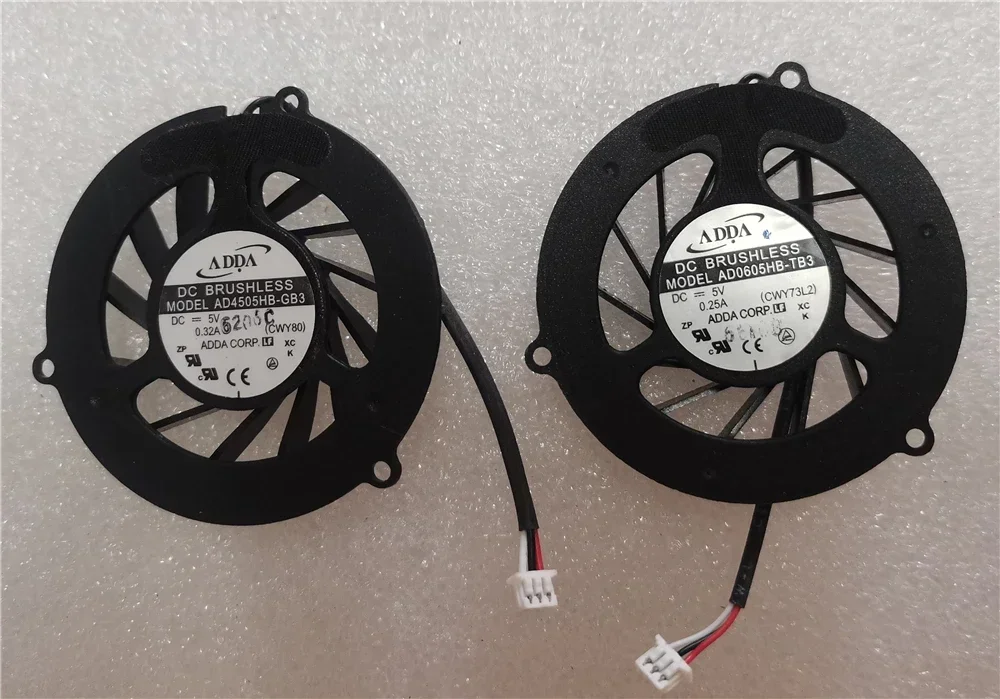 Laptop cpu cooler Pads FAN for RM Nbook 4100 AD0605HB-TB3 SCW4Y62  AD4505HB-GB3  43x43x43mm 48mm