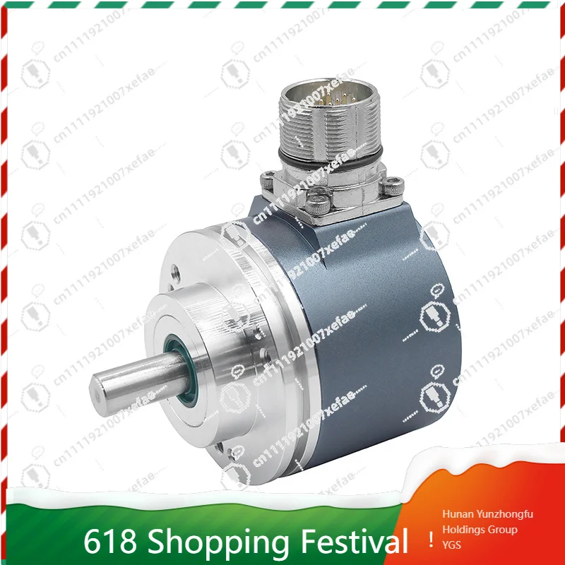 10000 PPR High Speed Incremental Rotary Encoder, IP68 Aluminum Alloy RS485 Encoder 5-24V DC 300kHz Response