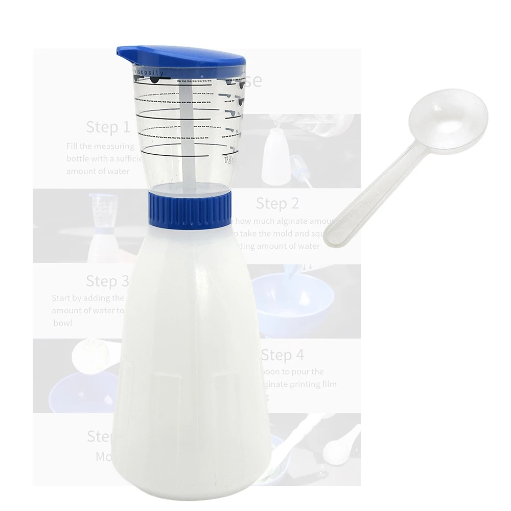 

Dental Alginate Impression Measuring Bottle for Precise Powder Liquid Ratio Mixing Stirring Cup Tool Dentistry Use