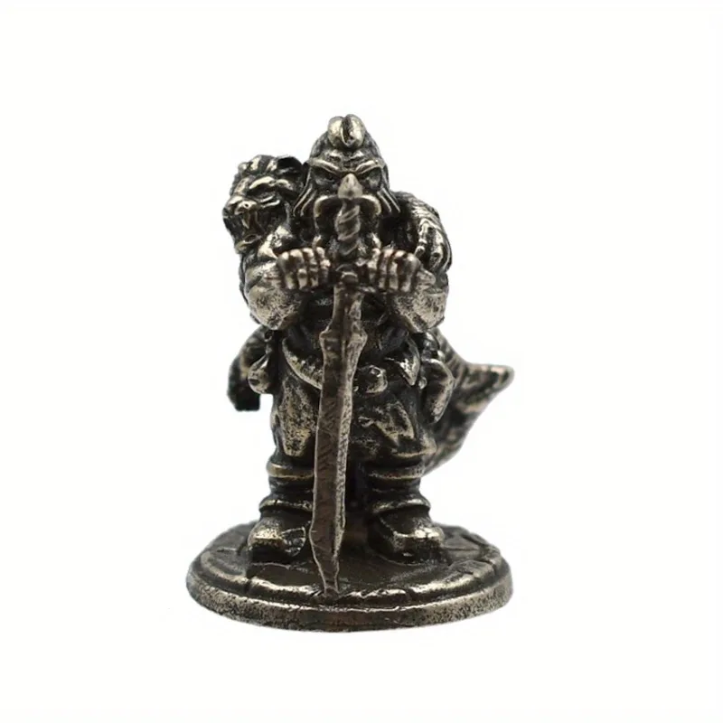 1pc Zwergs ol daten Modelle Spielzeug figuren Miniaturen Metall Kupfer Herren Geschenke Desktop Ornamente Dekorationen Handwerk