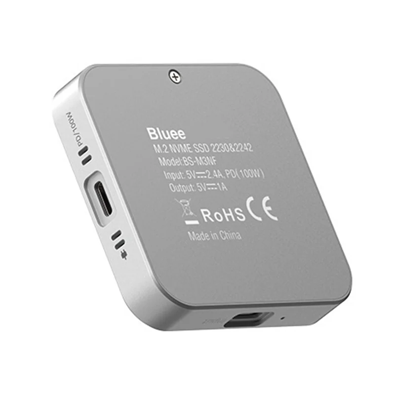 

GW-8-In One M.2 SSD-концентратор USB C, адаптер-концентратор 10 Гбит/с, совместимый с USB-C 3.2 и USB-A 3.2 M.2 NVME 2230 SATA SSD 2 ТБ