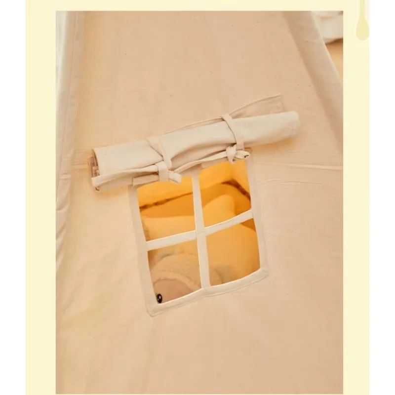 Tienda de juegos india de lona para chico, tienda tipi portátil, casa de juegos grande para niños, tiendas Wigwam, decoración de habitación Tipi para niños