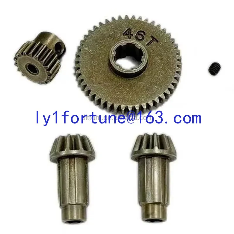 16101PRO/16102/16103/16201/16106PRO Differential Gear Transmission Assembly 1/16 Auto Parts Metal Drive Spare Parts Set