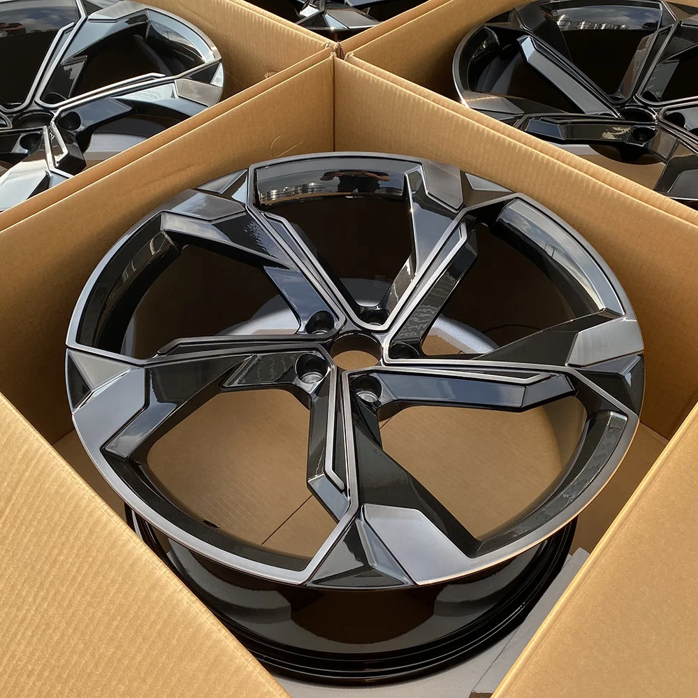 العلامة التجارية مبيعات المصنع مباشرة عجلة واحدة 18 19 20 21 22 23 24 26 بوصة عجلات سيارة مصنوعة من خليط معدني مخصصة #2