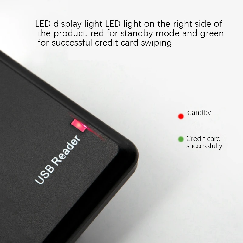 Contactless RFID Card Reader,125Khz USB ID Card Reader Configurable EM Proximity Sensor Smart Card For Access Control