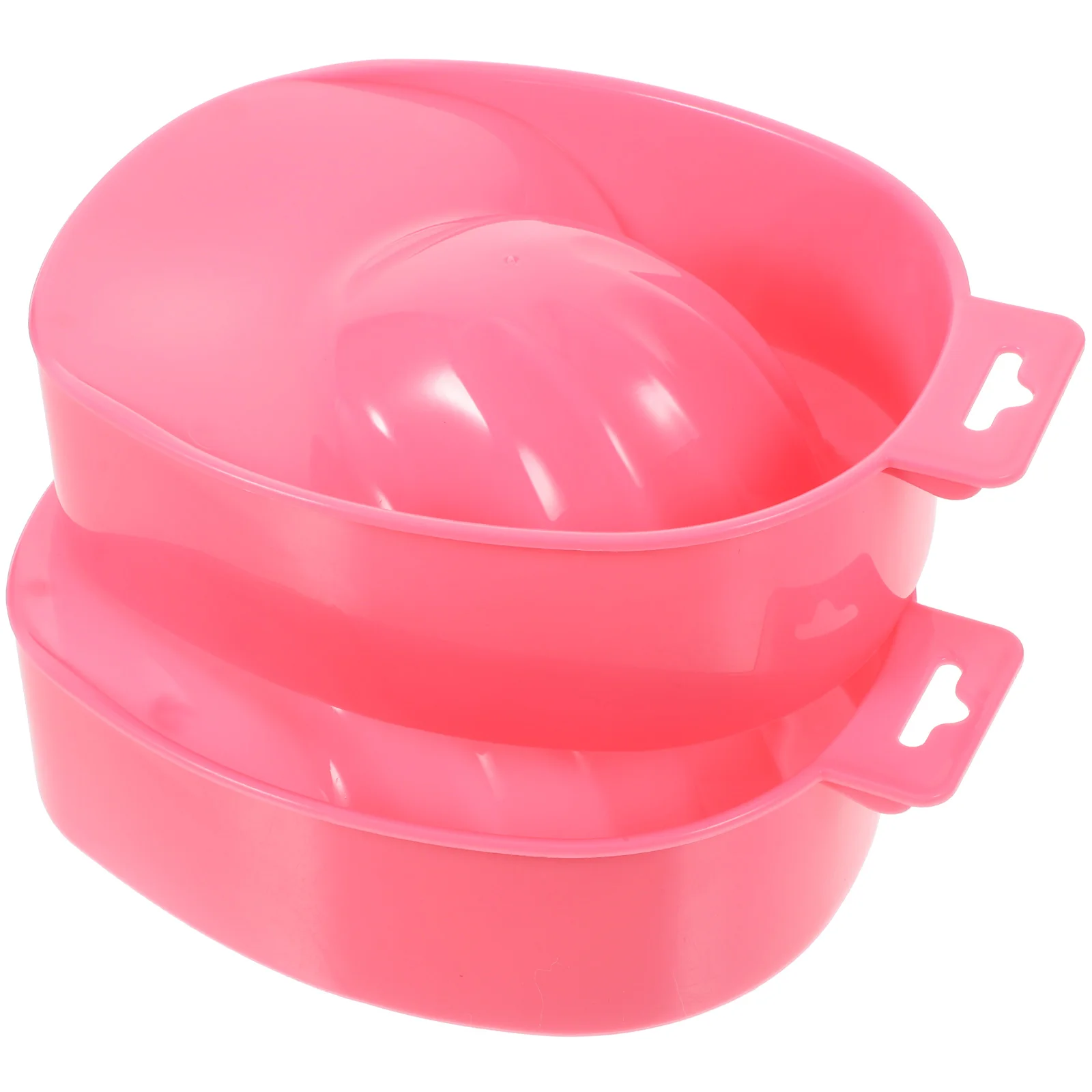 2pcs Nail Manicure Care Soak Bowl Tray Polish Remover (Random Color) Nail care bowl Manicure soak bowl