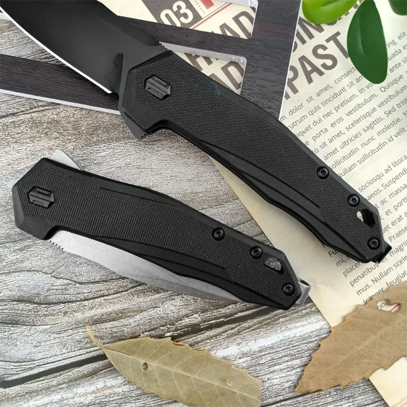 Pocket EDC KS 2041 Flipper Knife Nylon Fiberglass Handle D2 Steel Blade Tactical Manual Open Wilderness Camping Outdoor Knives