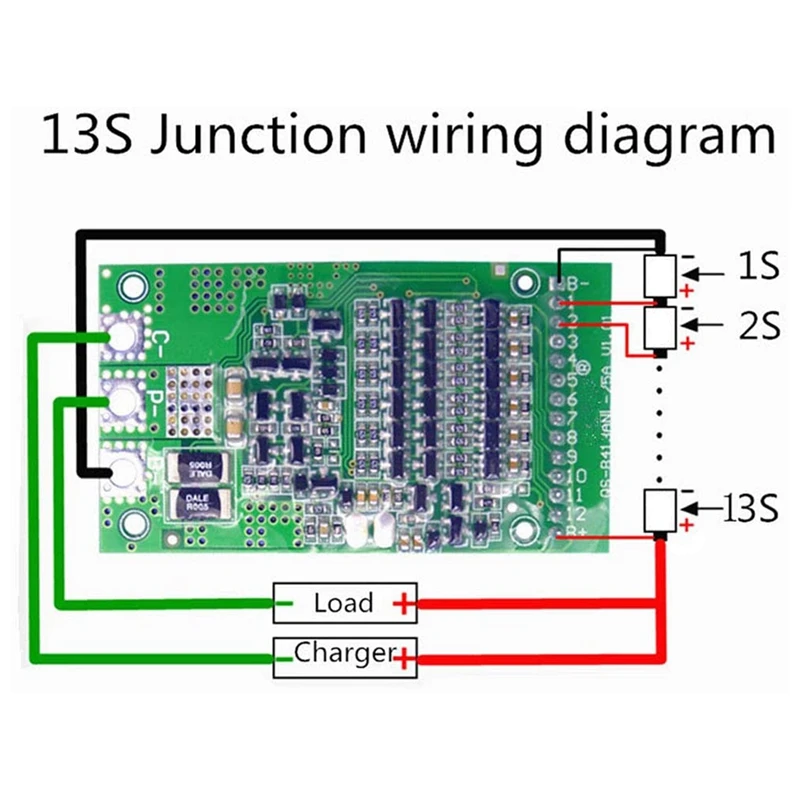 6S-13S 7S 12S 25A Lifepo4 Life 18650 Battery Cell BMS Charger Protection Board