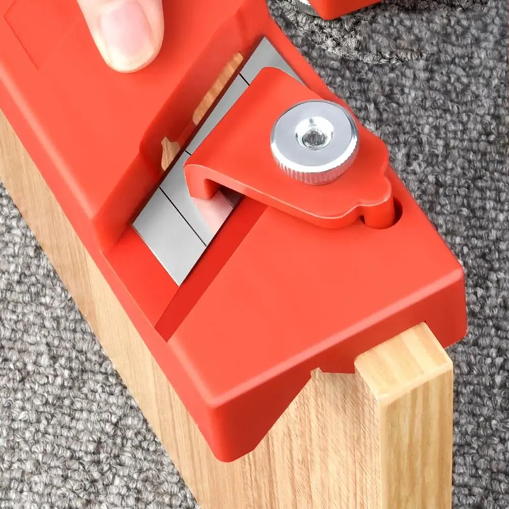 เครื่องไสขอบแผ่นยิปซัม ABS ปรับเอียงได้ 45 องศา °   เครื่องมือลบคมงานไม้ประสิทธิภาพสูงมุมเฉียง ตัดแต่งขอบ ทนทาน