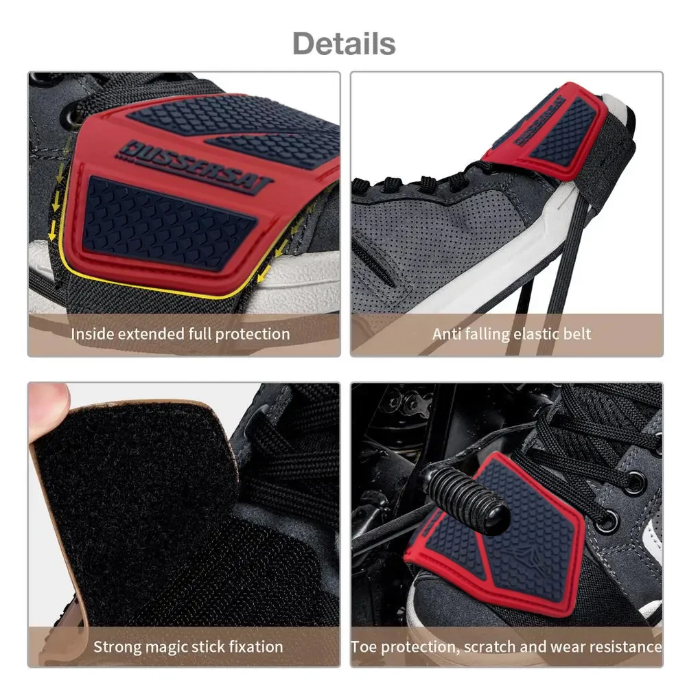 1 Piece DUSSERSAT Motorcycle Gearshift Protection Cover, Foot Guard for Gearshift, Waterproof Foot Cover, Motorcycle Accessory