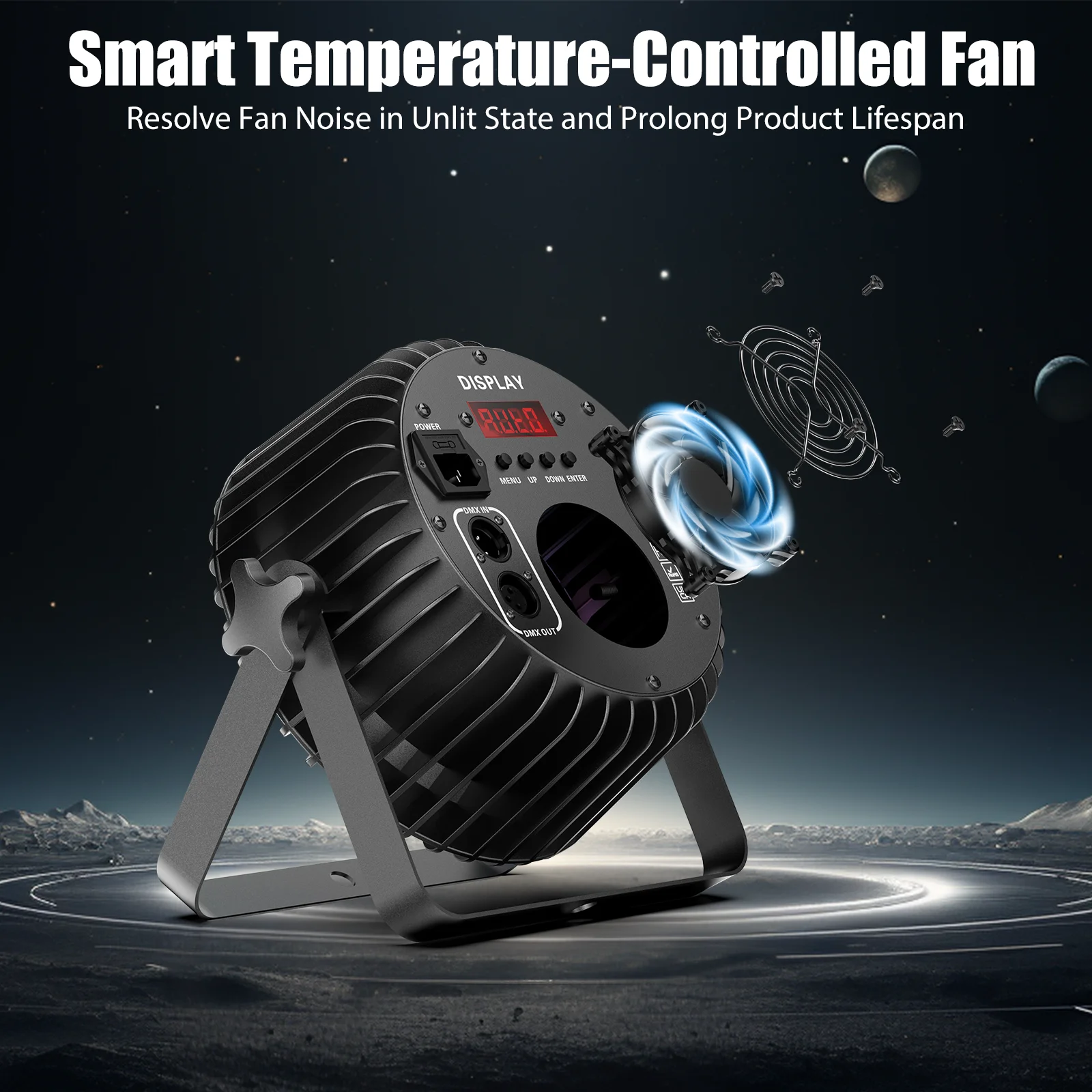 Somspot 4 قطعة LED أضواء الاسمية RGBW المرحلة تأثير الإضاءة DMX DJ ديسكو مصابيح حفلات لحفل الزفاف مسرح عرض حي بار نادي